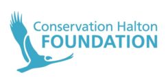 Logotipo de la Fundación Conservation Halton en azul