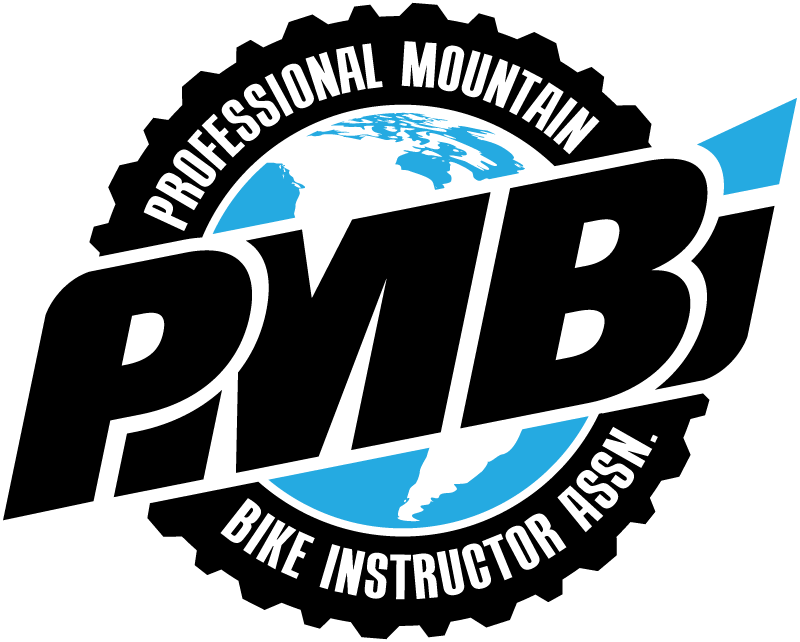 logotipo de instructor profesional de bicicleta de montaña